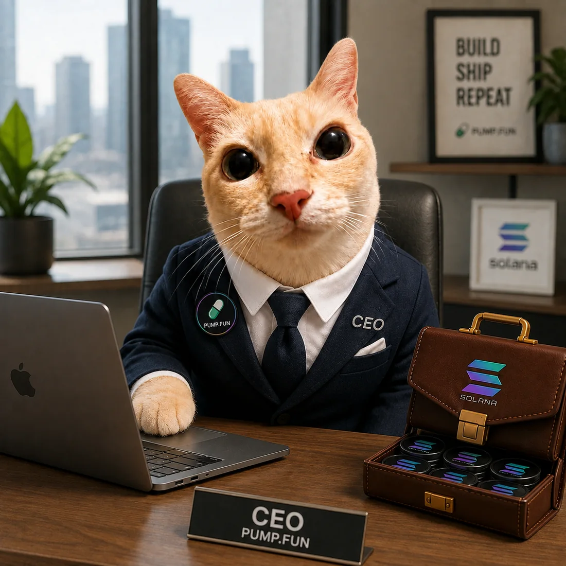 PumpFun CEO in office